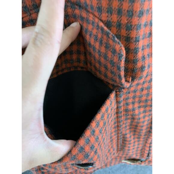 Faherty Women’s Jacket Wool Blend Corduroy Plaid Size Small - Picture 7 of 14